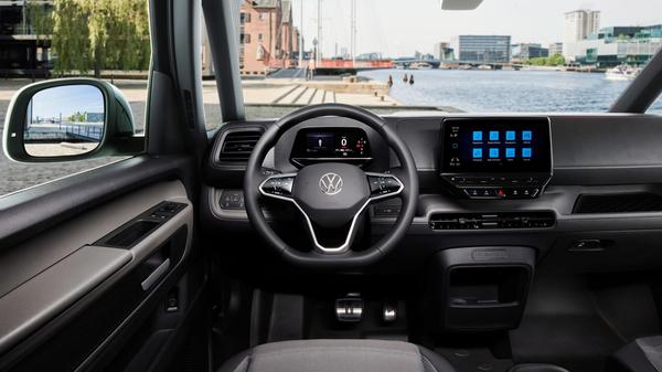  VW ID.Buzz Cargo blue and white dashboard