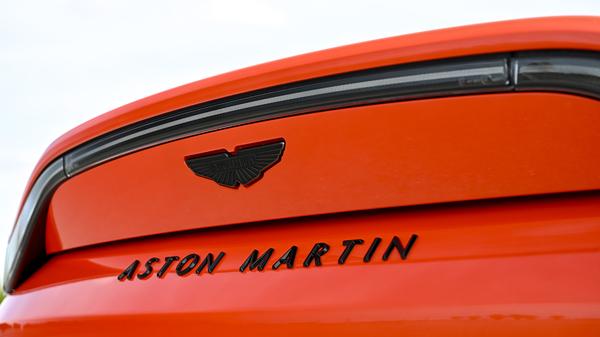 2024 Cosmos Orange Aston Martin Vantage rear detail