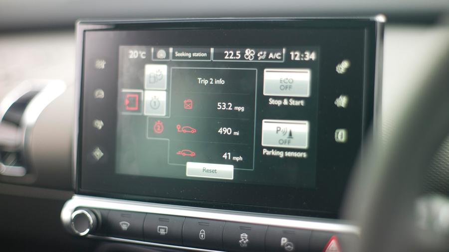 Citroen C4 Cactus dashboard