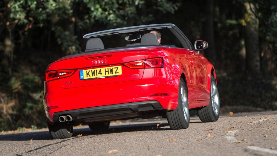 Audi A3 cabriolet front cornering