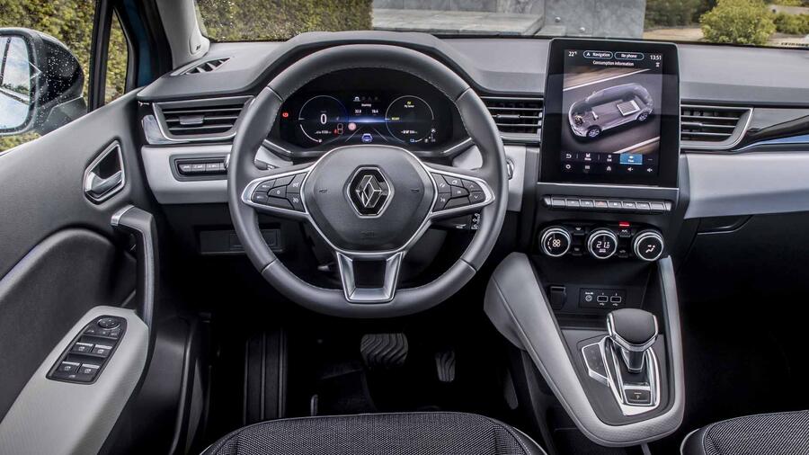 Renault captur интерьер
