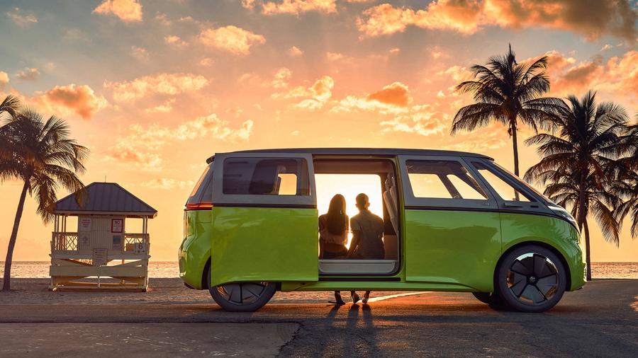 Volkswagen I.D. BUZZ electric campervan preview